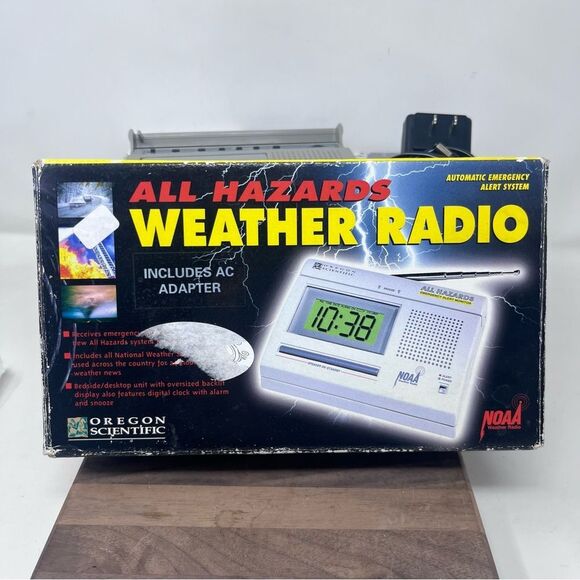 Oregon Scientific WR-3000 All Hazards Emergency Alert Monitor Weather Radio NOAA - Picture 5 of 6